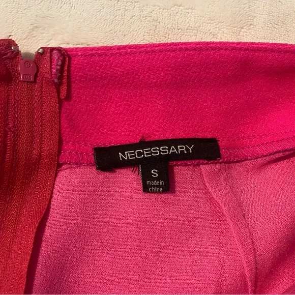 Gently Used Necessary Clothing Hot Pink Envelope Skort! Size Small. - Picture 6 of 6
